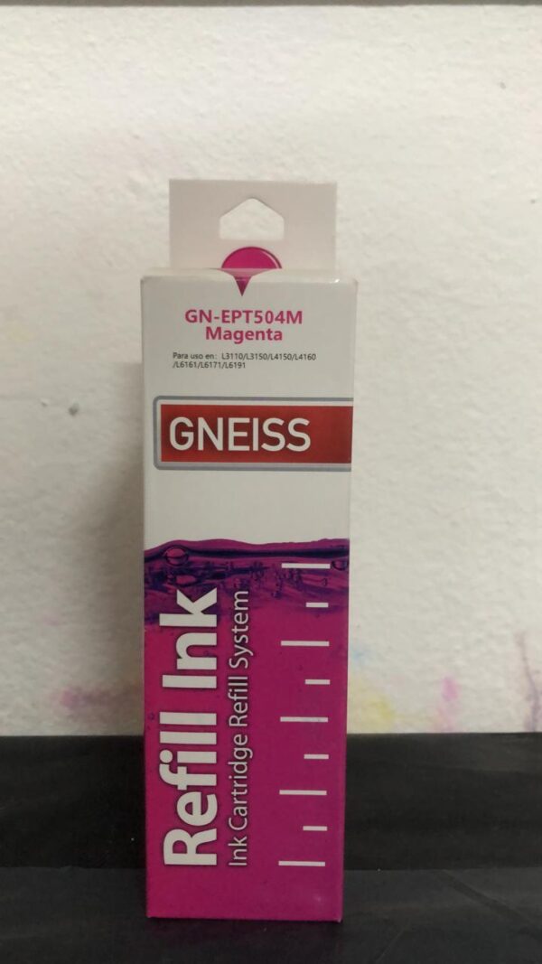 TINTA ALT GNEISS EPSON 504 MAGENTA 70ML