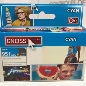 CART ALT HP GNEISS 951XL CYAN