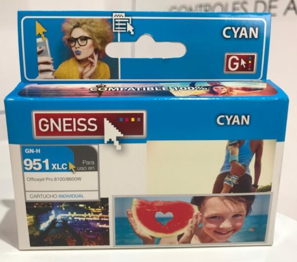 CART ALT HP GNEISS 951XL CYAN