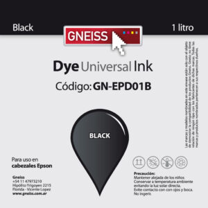 TINTA EPSON DYE BLACK 1L