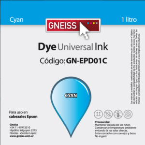 TINTA EPSON DYE CYAN 1L