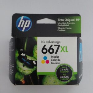 CARTUCHO ORIGINAL HP 667 XL TRICOLOR