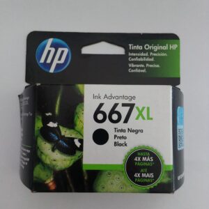 CARTUCHO ORIGINAL HP 667 XL NEGRO