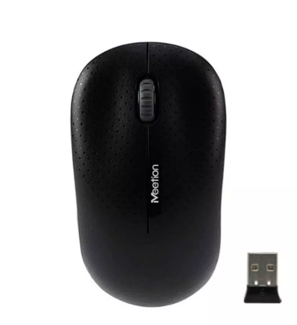 MOUSE INALÁMBRICO MEETION KR545 NEGRO - Imagen 2