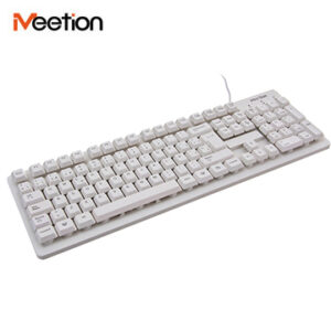 TECLADO USB MEETION K202 BLANCO